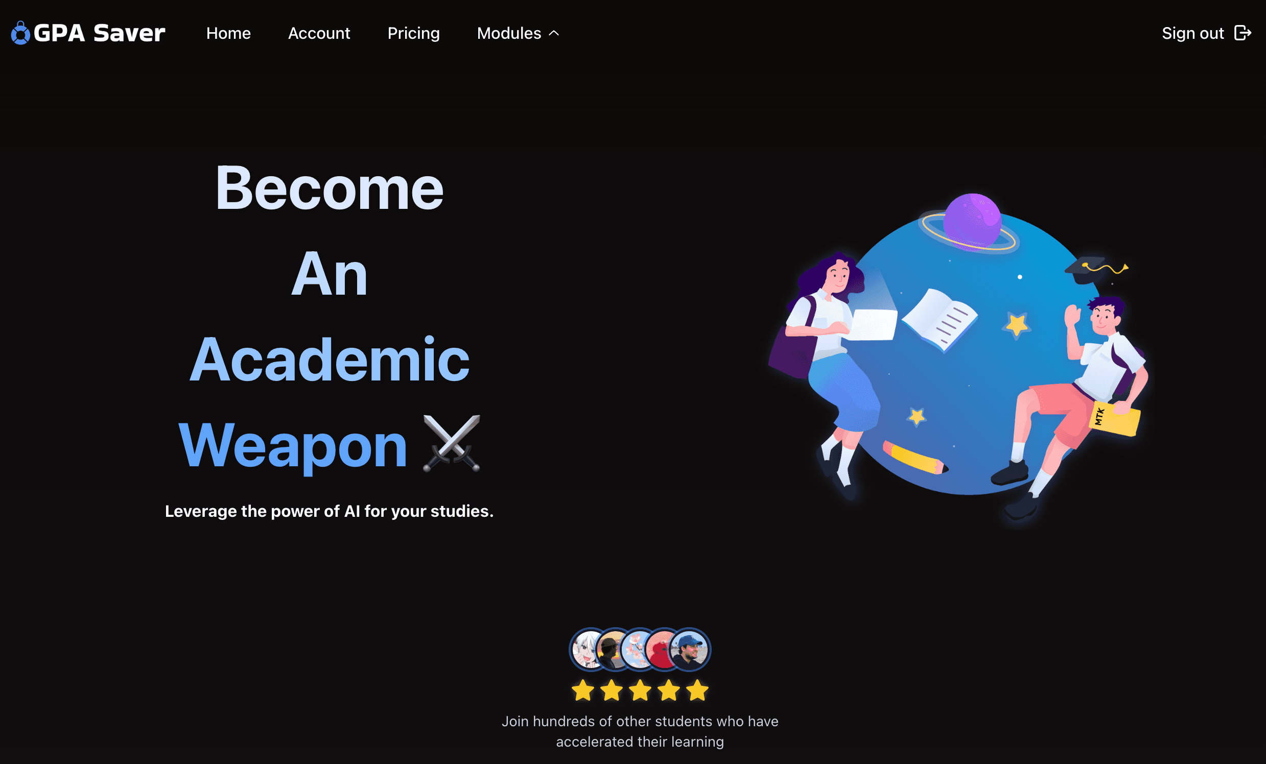 GPA Saver website